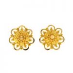 "Dainty Droplets: Petite Gold Earrings"