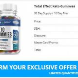 Total Effect Keto Gummies Review – Get Your Hottest Body Yet With This!