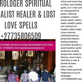 QUEEN OF INTERNATIONAL SPIRITUAL HERBALIST HEALERS &amp; TRADITIONAL HEALERS +27735806509