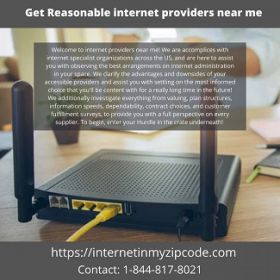 Get Reasonable internet providers near me 