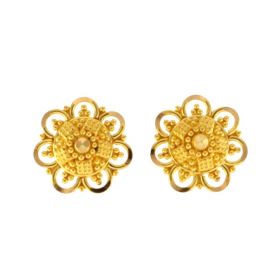 &quot;Dainty Droplets: Petite Gold Earrings&quot;